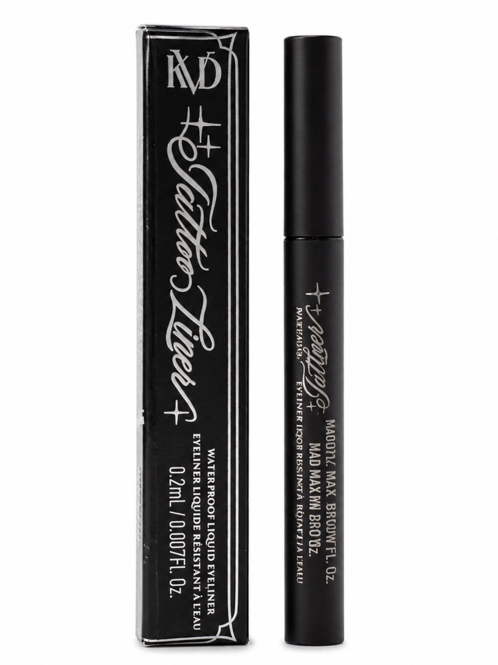 KVD Tattoo Liner Waterproof Liquid Eyeliner Mad Max Brown 20 MINI 0.2mL New
